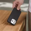 Woodcessories Bio Case funda para móvil negra para iPhone 15 Plus