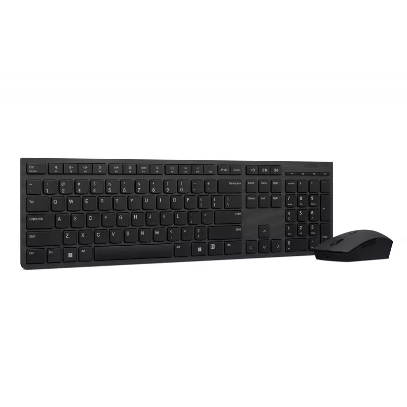 Lenovo 4X31K03931 Teclado y ratón incluidos RF Wireless + Bluetooth Inglés US Negro