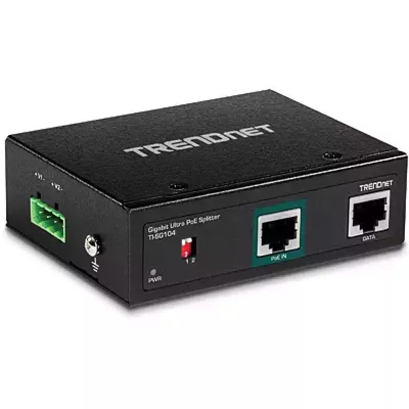 Splitter de red Trendnet TI-SG104 negro Power over Ethernet PoE