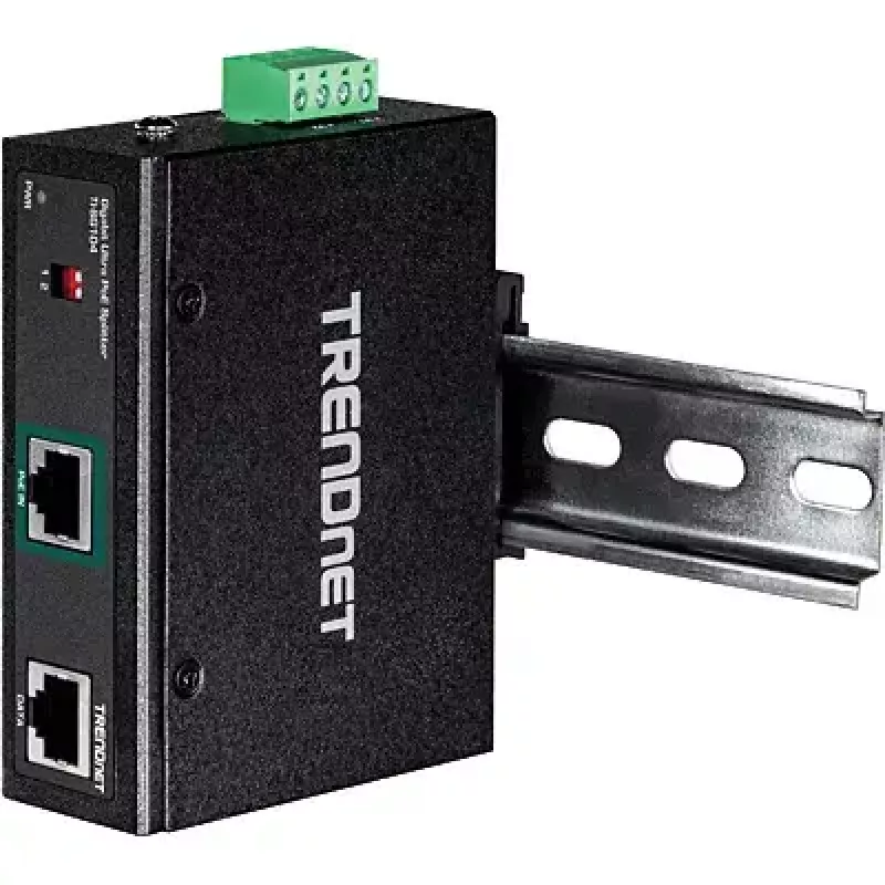 Splitter de red Trendnet TI-SG104 negro Power over Ethernet PoE