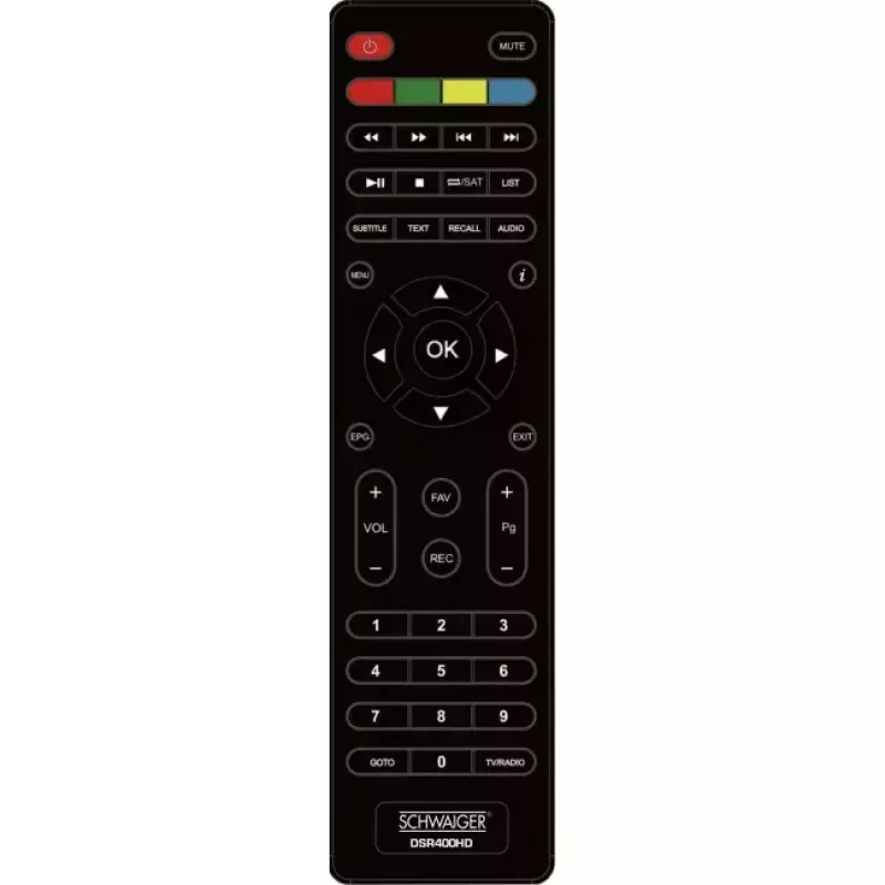Receptor de satélite Schwaiger DSR400HD Satellite Full HD negro