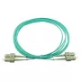 Cable de fibra óptica InfiniBand BlueOptics SFP3232EU0.5MK 0,5 m 2x SC aguamarina