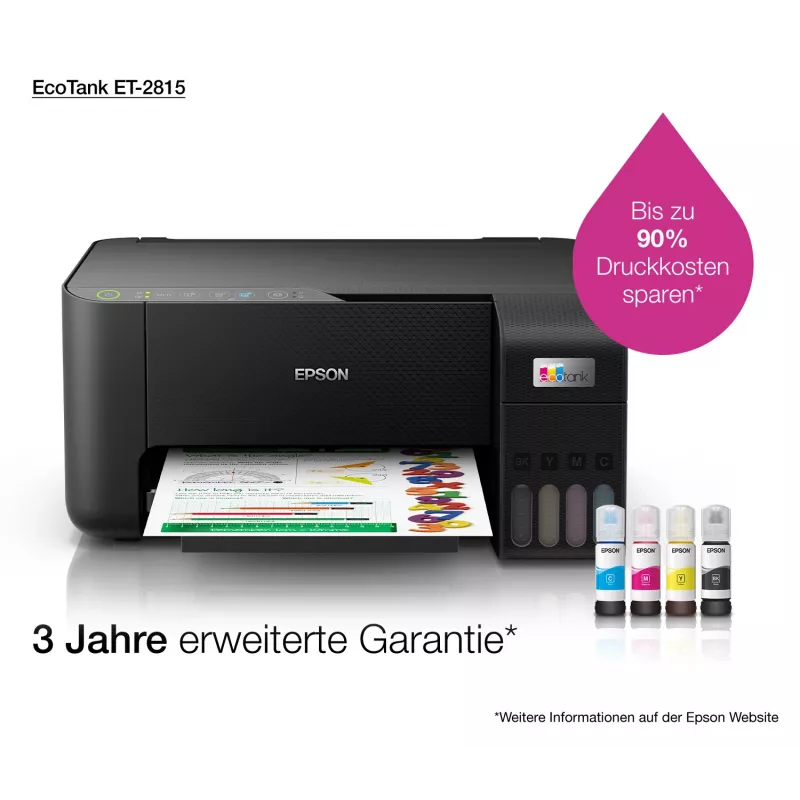Impresora multifunción Epson EcoTank ET-2815 inyección de tinta impresión en color