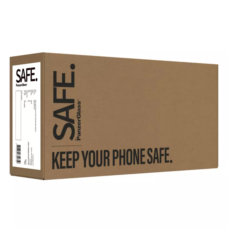 Protector de pantalla PanzerGlass SAFE. by ® Apple iPhone 14 Plus 13 Pro Max ajuste ultra gran angular resistente a arañazos resistente a impactos