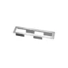 Kindermann 7449000023 Marco de conexión de mesa de 6 elementos con bisel, aluminio anodizado
