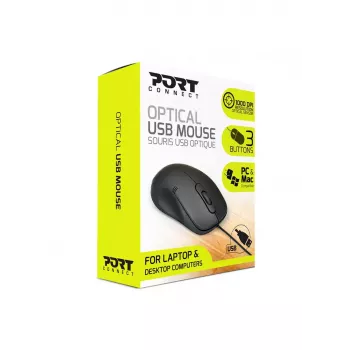 Ratón Port Designs 900400-PRO USB Type-A