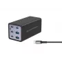 Cargador Conceptronic 6 puertos 200W GaN USB PD con cable de carga USB-C, USB-C x 4, USB-A x 2, QC 3.0, PD 3.1, PPS