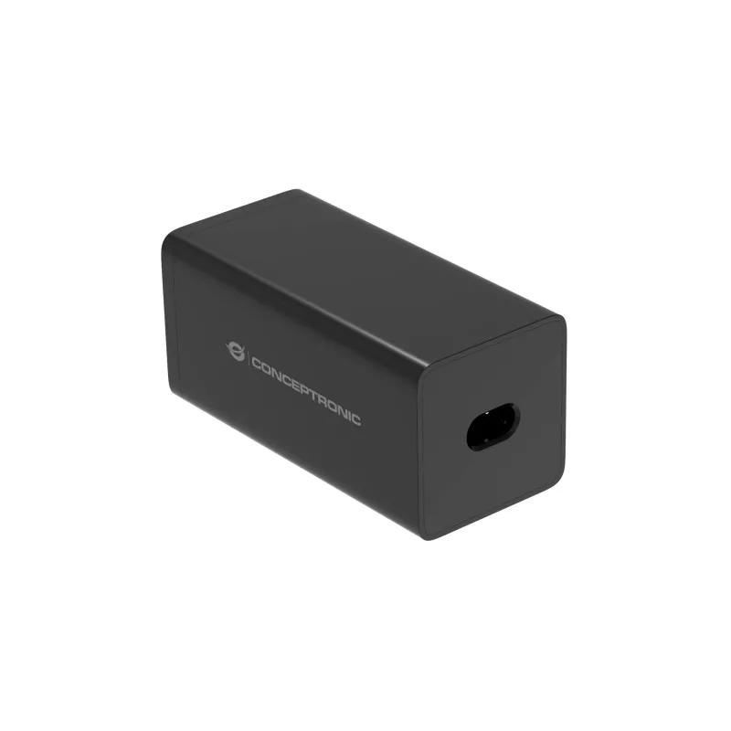 Cargador Conceptronic 6 puertos 200W GaN USB PD con cable de carga USB-C, USB-C x 4, USB-A x 2, QC 3.0, PD 3.1, PPS