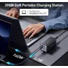 Cargador Conceptronic 6 puertos 200W GaN USB PD con cable de carga USB-C, USB-C x 4, USB-A x 2, QC 3.0, PD 3.1, PPS