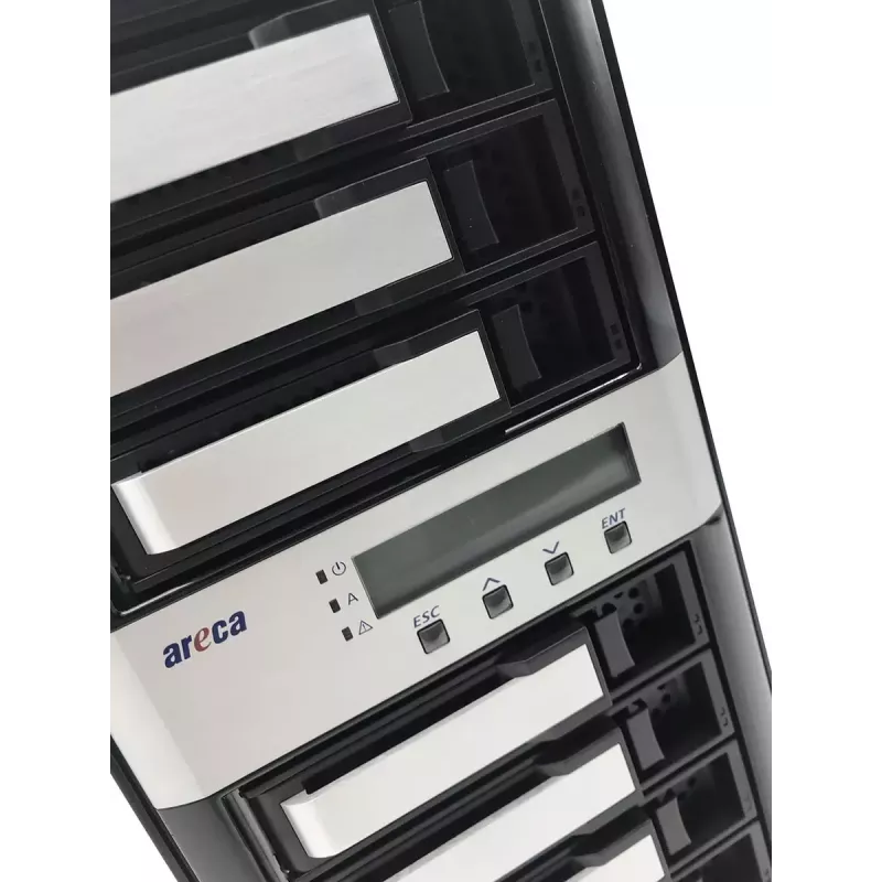 Torre NAS Areca ARC-8050T3U-8 servidor de almacenamiento ROC 2GB DDR3 negro