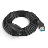 Techly cable de extensión activo SuperSpeed USB3.0 5m negro ICUR3050