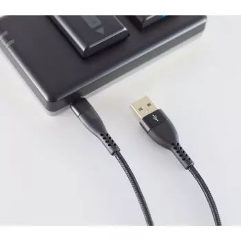 Cable Lightning 1m ShiverPeaks BS20-73025 negro
