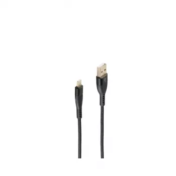 Cable Lightning 1m ShiverPeaks BS20-73025 negro