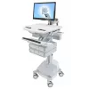 Carro multimedia Ergotron StyleView aluminio gris blanco