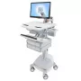 Carro multimedia Ergotron StyleView aluminio gris blanco