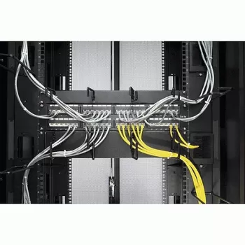 Gestión de cables APC NetShelter, gestión vertical de cables, anillos, para carcasas NetShelter de 750mm y 800mm de ancho, set de 8, 76 x 19 x 203 mm