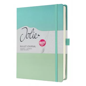 Cuaderno de notas Sigel Jolie JB102 A5+ 100 hojas verde menta turquesa