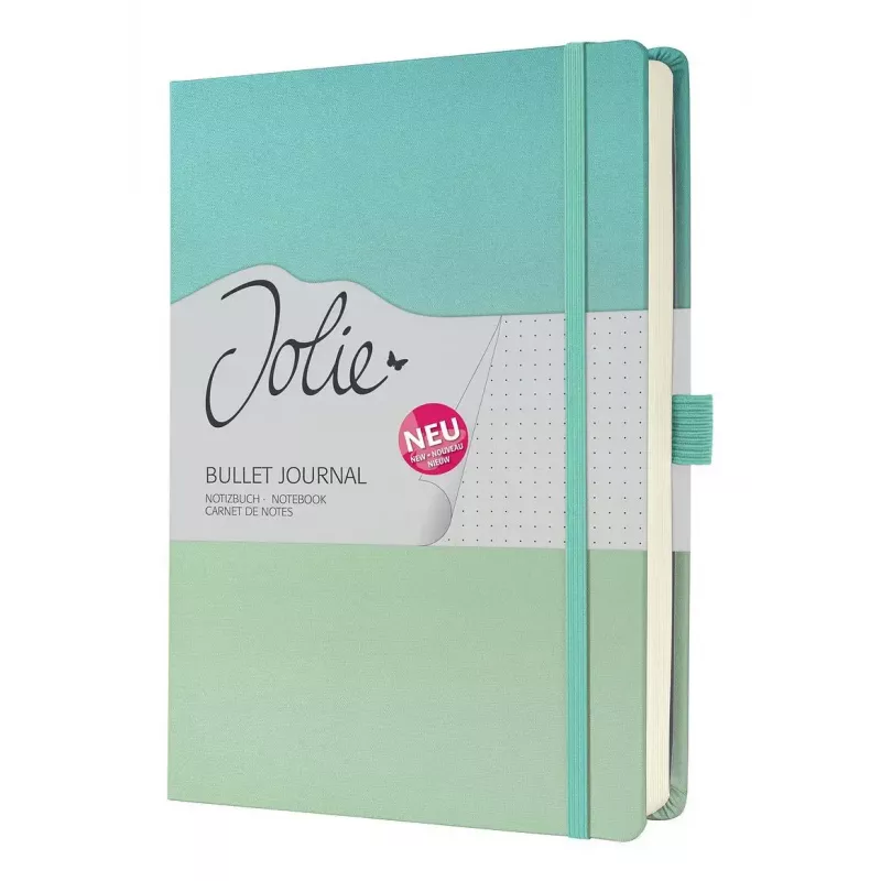 Cuaderno de notas Sigel Jolie JB102 A5+ 100 hojas verde menta turquesa