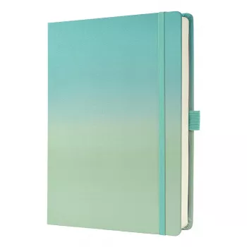 Cuaderno de notas Sigel Jolie JB102 A5+ 100 hojas verde menta turquesa