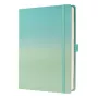 Cuaderno de notas Sigel Jolie JB102 A5+ 100 hojas verde menta turquesa