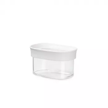 EMSA Optima recipiente rectangular 0,18 L transparente, blanco 1 ud.