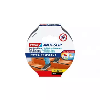 Tira antideslizante para baño TESA 55587-02 negra