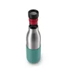 EMSA Bludrop Sleeve N3110600 botella de bebida uso diario 500 ml acero inoxidable verde, acero inoxidable
