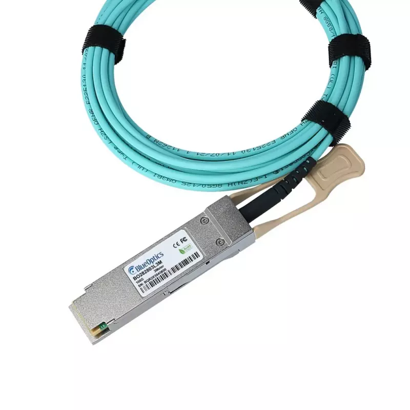 BlueOptics QSFP-100G-AOC-25M-HU-BO cable de fibra óptica InfiniBand 25 m conector/conector