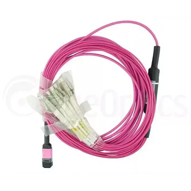 BlueOptics CBL-MPO12-4LC-OM4-5M-BO Cable de fibra óptica InfiniBand 4x LC MPO 5m