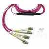 BlueOptics CBL-MPO12-4LC-OM4-5M-BO Cable de fibra óptica InfiniBand 4x LC MPO 5m