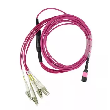 BlueOptics CBL-MPO12-4LC-OM4-5M-BO Cable de fibra óptica InfiniBand 4x LC MPO 5m