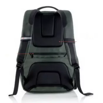 Mochila urbana MIQUELRIUS MR16981 – Verde poliéster, 22 L, estilo urbano