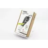 Llavero TROIKA TWISTER Negro Plata Cuero Metal 16mm 9mm