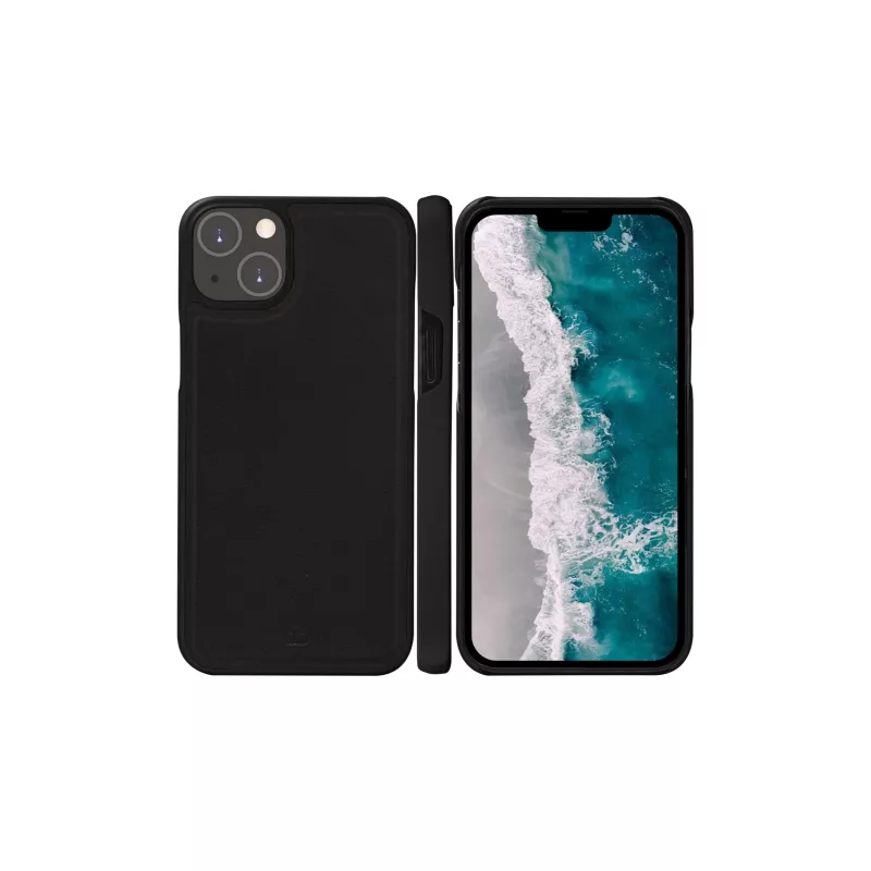 Funda tipo folio dbramante1928 Stockholm para iPhone 14 Plus (6,7 pulgadas, negro) con 3 compartimentos para tarjetas