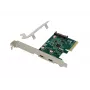 Conceptronic EMRICK tarjeta PCIe 2 puertos USB 3.2 Gen 2 Type-C