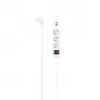 Hama 00223181 Alargador de corriente 1,4 m 3 tomas AC interior Blanco