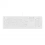 Contour Design Active Key Contour ClassicClean Teclado médico con cubierta extraíble tamaño completo con cable blanco C8100