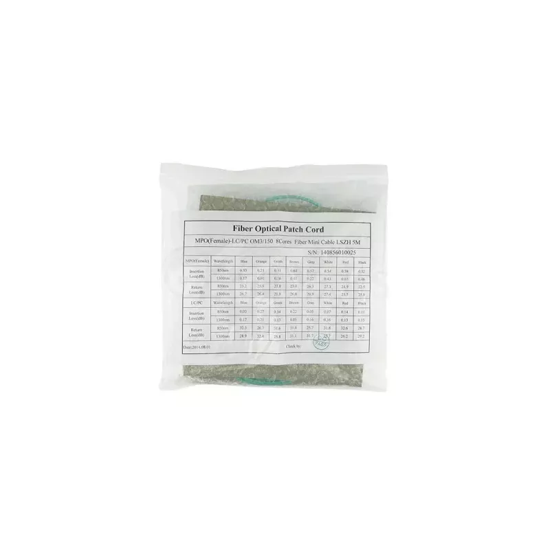 Cable de fibra óptica BlueOptics CBL-MPO12-4LC-OM3-1M-BO MPO 4x LC/LC 1m
