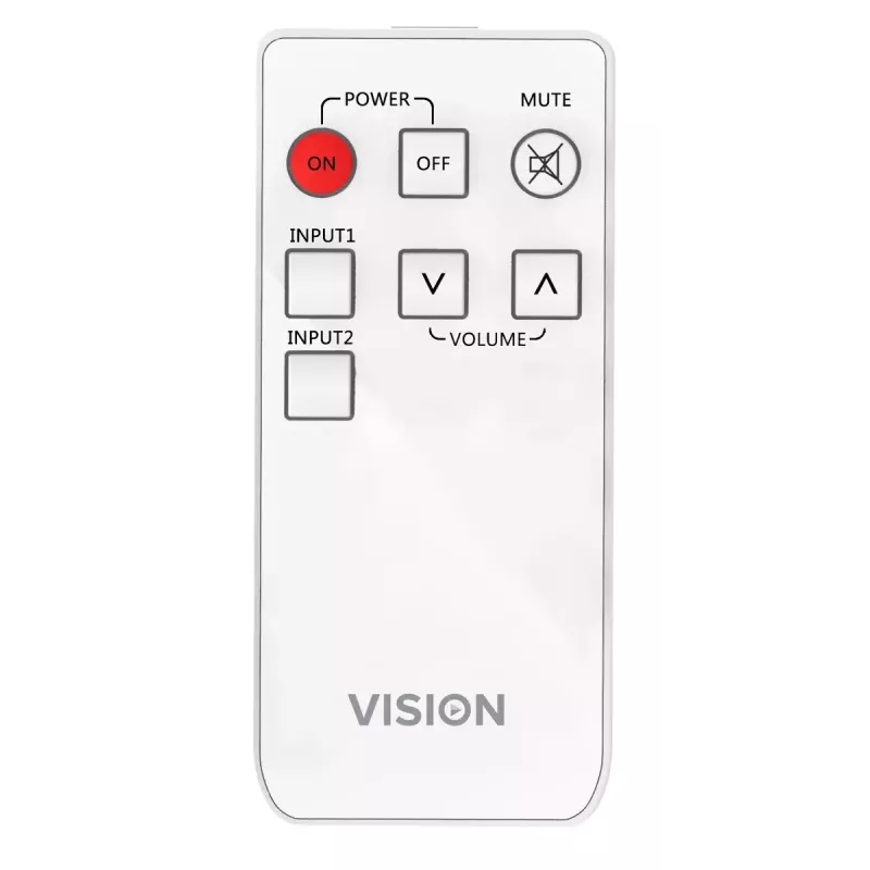 Amplificador de audio Vision TC3-AMP 2.0 canales ámbito doméstico blanco