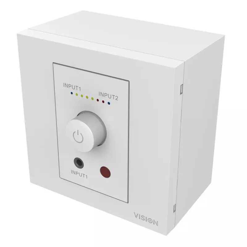 Amplificador de audio Vision TC3-AMP 2.0 canales ámbito doméstico blanco