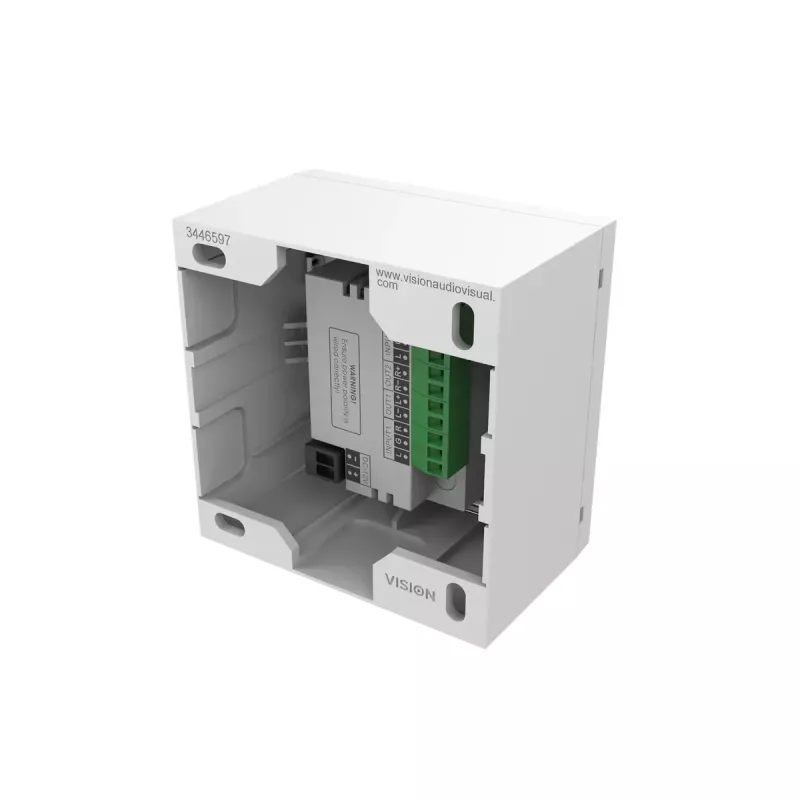 Amplificador de audio Vision TC3-AMP 2.0 canales ámbito doméstico blanco