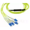 Cable de conexión MPO-4xLC monomodo BlueOptics CBL-MPO12-4LC-SMF-2M 2m G.657.A1