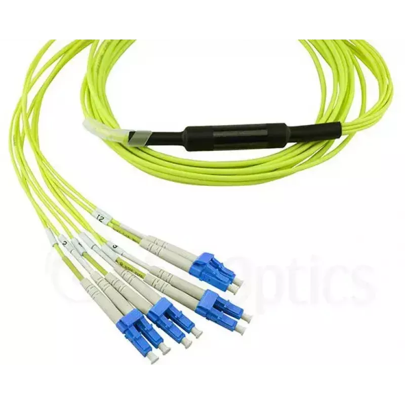 Cable de conexión MPO-4xLC monomodo BlueOptics CBL-MPO12-4LC-SMF-2M 2m G.657.A1