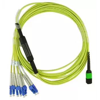 Cable de conexión MPO-4xLC monomodo BlueOptics CBL-MPO12-4LC-SMF-2M 2m G.657.A1