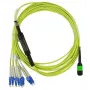 Cable de conexión MPO-4xLC monomodo BlueOptics CBL-MPO12-4LC-SMF-2M 2m G.657.A1