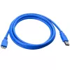 Techly Cable USB 3.0 Superspeed A / Micro B 2 m Azul ICOC MUSB3-A-020
