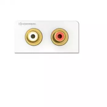 Toma de enchufe 2 x RCA Kindermann 7456 000 510