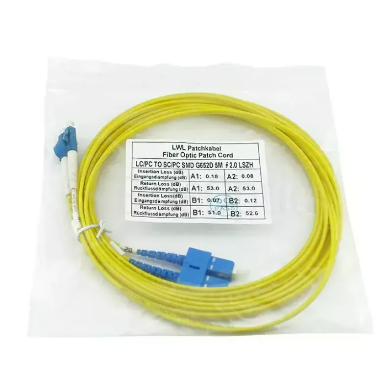 Cable de fibra óptica BlueOptics CAB-SMF-LC-SC-7-BO InfiniBand 7,5 m 2x LC