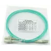 BlueOptics Cable de conexión de fibra óptica LC-SC multimodo OM3 dúplex, LC-UPC/SC-UPC, 1 m, beige (compatible con Corning 055702K512000001M)