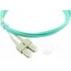 BlueOptics Cable de conexión de fibra óptica LC-SC multimodo OM3 dúplex, LC-UPC/SC-UPC, 1 m, beige (compatible con Corning 055702K512000001M)